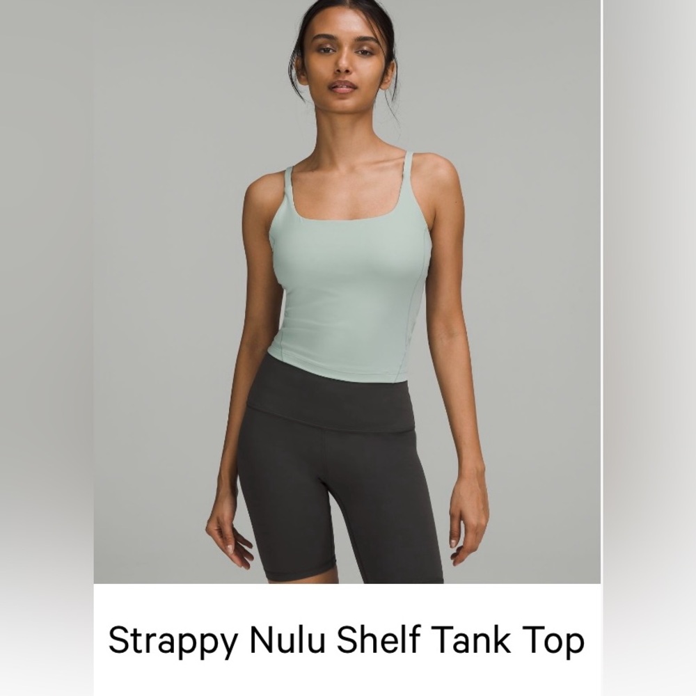 Lululemon Athletica Strappy Nulu Shelf Tank Top Size 10